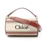 Pre-owned Canvas handbags Chloé Pre-owned , Beige , Dames