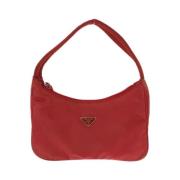 Pre-owned Canvas handbags Prada Vintage , Red , Dames