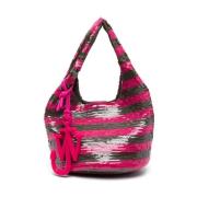 Sequin Shopper Tas JW Anderson , Pink , Dames