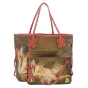 Pre-owned Leather totes Louis Vuitton Vintage , Multicolor , Dames