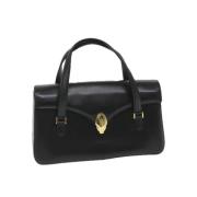 Pre-owned Leather handbags Givenchy Pre-owned , Black , Dames