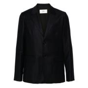 Wollen Blazer Ami Paris , Blue , Heren