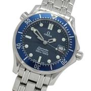 Pre-owned Stainless Steel watches Omega Vintage , Blue , Heren