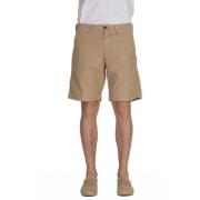 Beige Katoenen Bermuda Shorts Myths , Beige , Heren