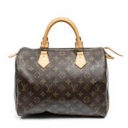 Pre-owned Canvas handbags Louis Vuitton Vintage , Brown , Dames