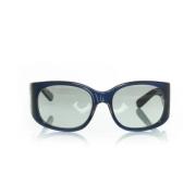 Pre-owned Plastic sunglasses Chanel Vintage , Blue , Dames