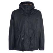 Klassieke Zwarte Gewaxte Parka Jas Barbour , Black , Heren