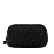 Pre-owned Canvas handbags Fendi Vintage , Black , Dames