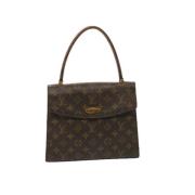 Pre-owned Canvas handbags Louis Vuitton Vintage , Brown , Dames