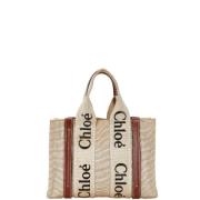 Pre-owned Canvas handbags Chloé Pre-owned , Beige , Dames