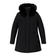 Bontjas met Logomouw RefrigiWear , Black , Dames