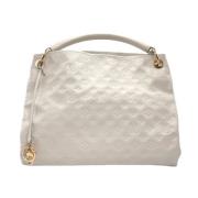 Pre-owned Fabric shoulder-bags Louis Vuitton Vintage , White , Dames