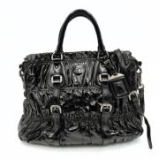 Pre-owned Leather prada-bags Prada Vintage , Black , Dames