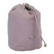 Pre-owned Nylon pouches Prada Vintage , Purple , Dames