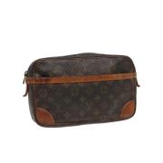 Pre-owned Canvas louis-vuitton-bags Louis Vuitton Vintage , Brown , Da...