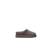 Suede Zwarte Pantoffels Copenhagen Shoes , Beige , Dames