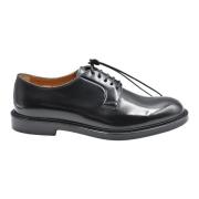 Klassieke zwarte veterschoenen Doucal's , Black , Heren