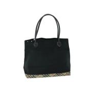 Pre-owned Nylon handbags Burberry Vintage , Black , Dames