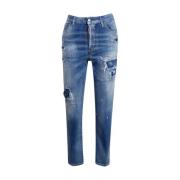 Stijlvolle Broek Dsquared2 , Blue , Dames