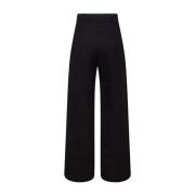 Tijdloze Zwarte Broek Rechte Snit Max Mara , Black , Dames