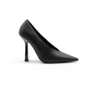 Zwarte leren hakken pumps Steve Madden , Black , Dames