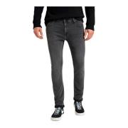 Skinny Fit Donkere Wassing Jeans Lee , Black , Heren