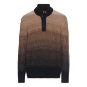 Casual Pullover Sweater Camel Active , Brown , Heren