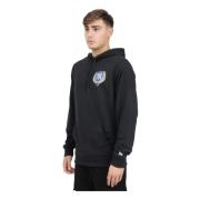 MLB Badge Graphic Hoodie Zwart New Era , Black , Heren