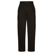 Broek IN Katoen Stretch add , Black , Heren