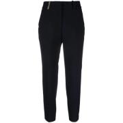 Stijlvolle Panta Broek Peserico , Black , Dames