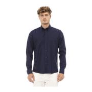 Button-down Shirt - Korte Kraag Baldinini , Blue , Heren