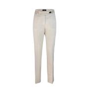 Beige Maatwerk Broek Melange Ontwerp Liu Jo , Beige , Dames