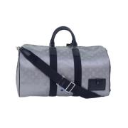 Pre-owned Canvas handbags Louis Vuitton Vintage , Gray , Dames