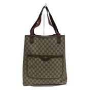 Pre-owned Canvas gucci-bags Gucci Vintage , Brown , Dames