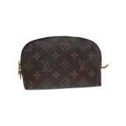 Pre-owned Canvas pouches Louis Vuitton Vintage , Brown , Dames