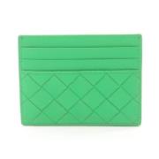 Pre-owned Leather wallets Bottega Veneta Vintage , Green , Dames