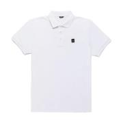 Basis Geborduurd Logo Polo Shirt RefrigiWear , White , Heren