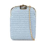 Pre-owned Knit crossbody-bags Fendi Vintage , Blue , Dames