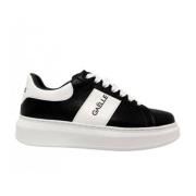 Heren Sneakers met Logo Inzetstuk Gaëlle Paris , Black , Heren