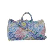 Pre-owned Canvas handbags Louis Vuitton Vintage , Blue , Dames