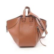 Pre-owned Leather handbags Loewe Pre-owned , Brown , Dames