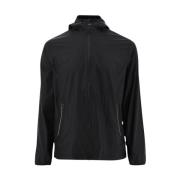 Hooded Regenjas Manila - Reflecterende Details Jott , Black , Heren