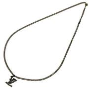 Pre-owned Metal necklaces Louis Vuitton Vintage , Black , Dames