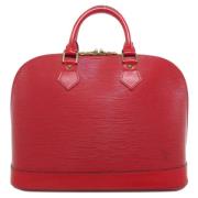 Pre-owned Leather louis-vuitton-bags Louis Vuitton Vintage , Red , Dam...