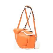 Pre-owned Leather shoulder-bags Loewe Pre-owned , Orange , Dames