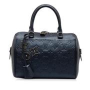 Pre-owned Leather louis-vuitton-bags Louis Vuitton Vintage , Blue , Da...