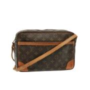 Pre-owned Canvas shoulder-bags Louis Vuitton Vintage , Brown , Dames