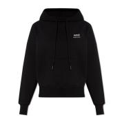 Hoodie met logo Ami Paris , Black , Dames