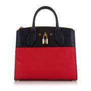 Pre-owned Leather louis-vuitton-bags Louis Vuitton Vintage , Red , Dam...