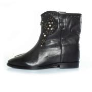 Pre-owned Leather boots Isabel Marant Pre-owned , Black , Dames